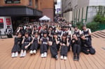 神奈川・横浜ビブレでのフリーライブに出演したFINALIST。(c)OVERSE
