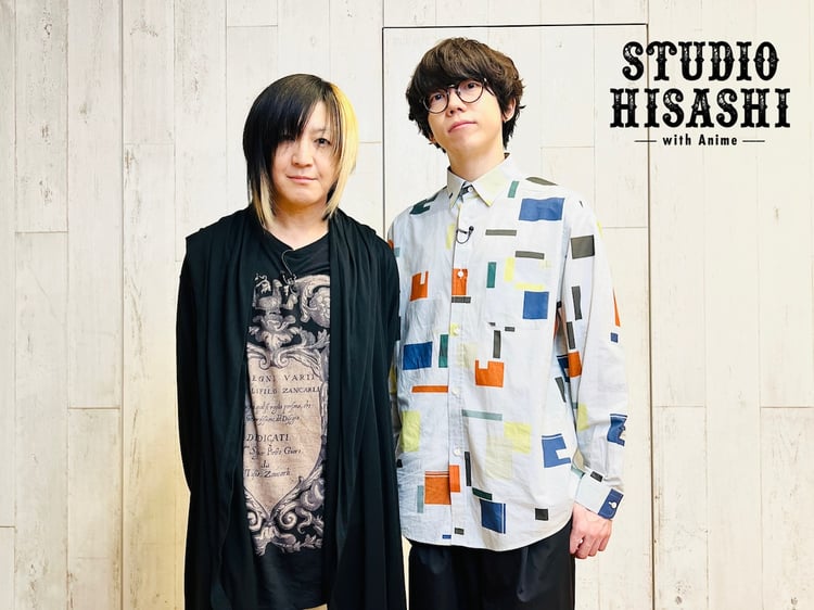 HISASHI（GLAY）と片岡健太（sumika）。