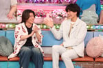 Aぇ! groupの佐野晶哉と末澤誠也。(c)フジテレビ