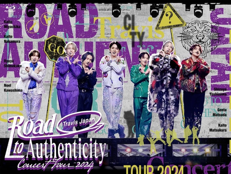 「Travis Japan Concert Tour 2024 Road to Authenticity」完全生産限定盤ジャケット