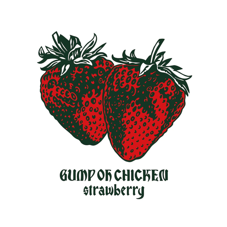 BUMP OF CHICKEN「strawberry」配信ジャケット