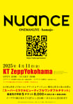 「NUANCE ONEMANLIVE -hamajo-」告知画像