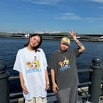 「COIN PARKING DELIVERY × TETORAコラボTシャツ」着用画像