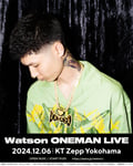 「Watson ONE MAN LIVE」ビジュアル