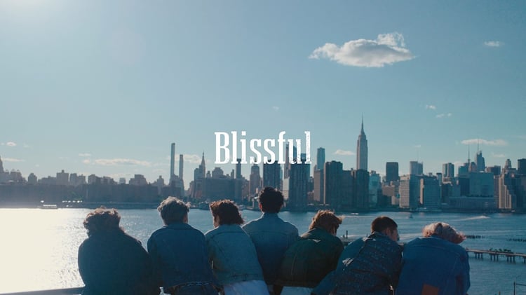 BE:FIRST「Blissful」ミュージックビデオのサムネイル。