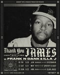 「THANK YOU、JAMES : Celebrating 50 Years of J-DILLA」告知ビジュアル