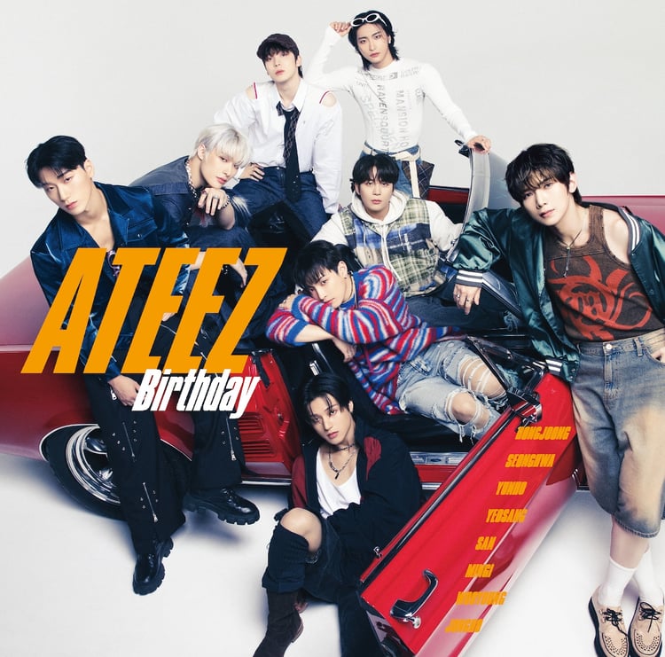 ATEEZ「Birthday」通常盤ジャケット (c)ユニバーサルミュージック