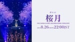 櫻坂46「桜月」ライブ映像公開の告知画像。