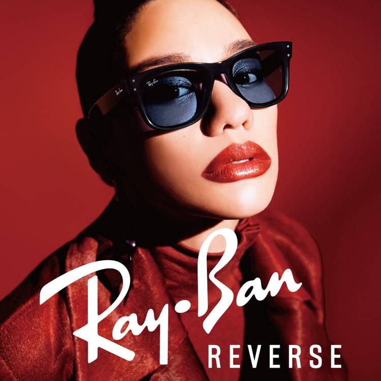 Ray-Ban Reverseキャンペーンビジュアル。