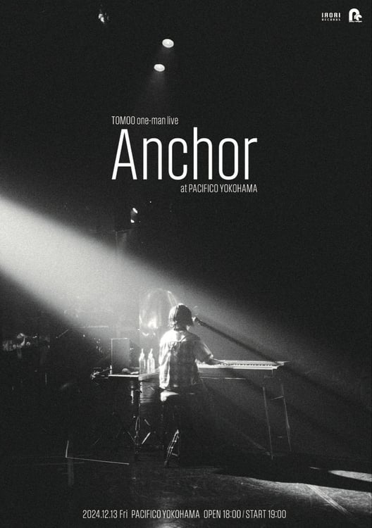 TOMOO「TOMOO one-man live "Anchor" at PACIFICO YOKOHAMA」ビジュアル