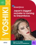 「DREAMFORCE 2024」YOSHIKI出演告知ビジュアル