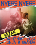 GEZAN「Nyege Nyege Festival」出演告知ビジュアル