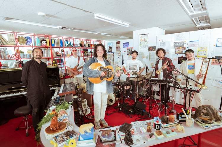 「tiny desk concerts JAPAN」よりROTH BART BARON。（写真提供：NHK）