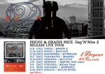 ISSUGI & GRADIS NICE「Day'N'Nite 2 」RELEASE LIVE TOUR告知ビジュアル