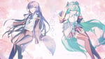 Ado「桜日和とタイムマシン with 初音ミク」ミュージックビデオより。