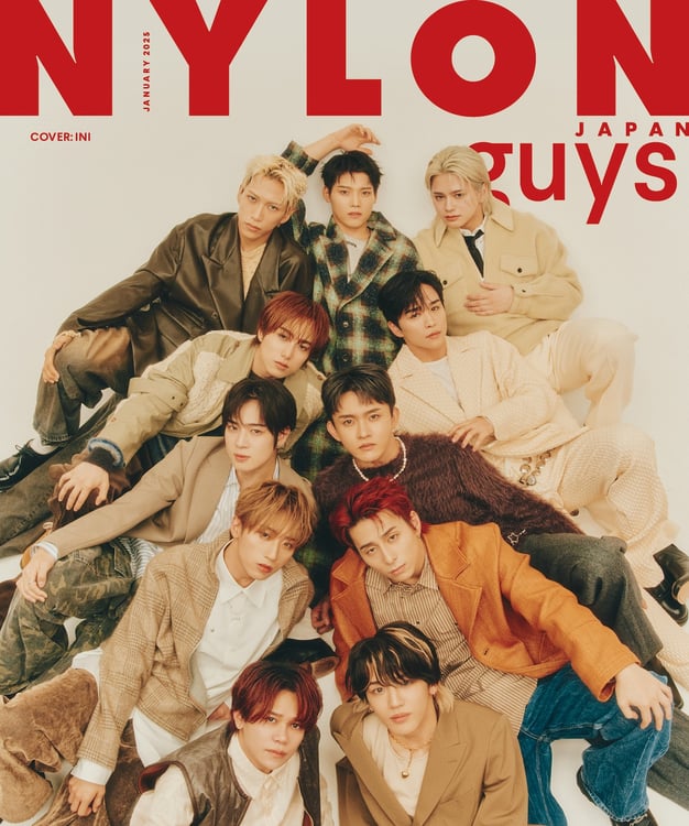 「NYLON JAPAN」1月号のバックカバー「NYLON JAPAN guys」。(c)NYLON JAPAN