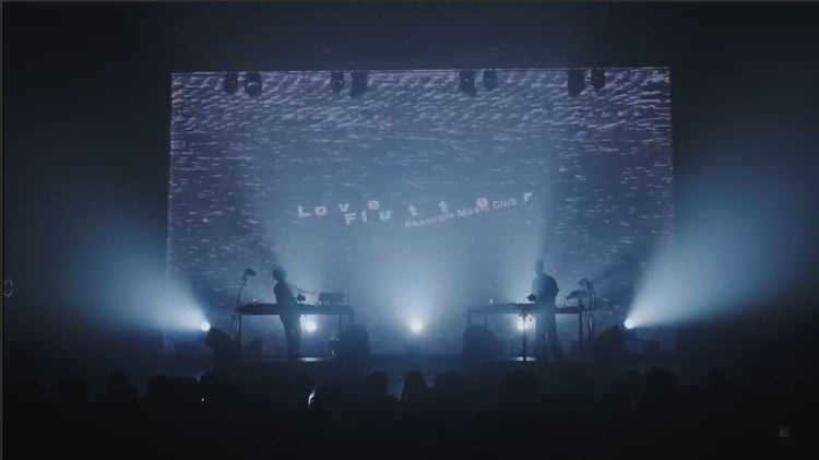 パソコン音楽クラブ「“Love Flutter” Release Party」の様子。