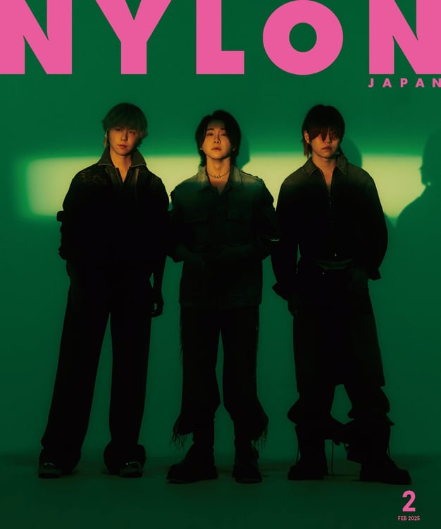 Mrs. GREEN APPLE登場の「NYLON JAPAN」2月号表紙。(c)NYLON JAPAN