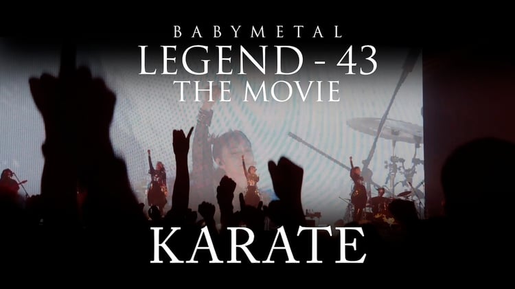 BABYMETAL「KARATE」ライブ映像より。