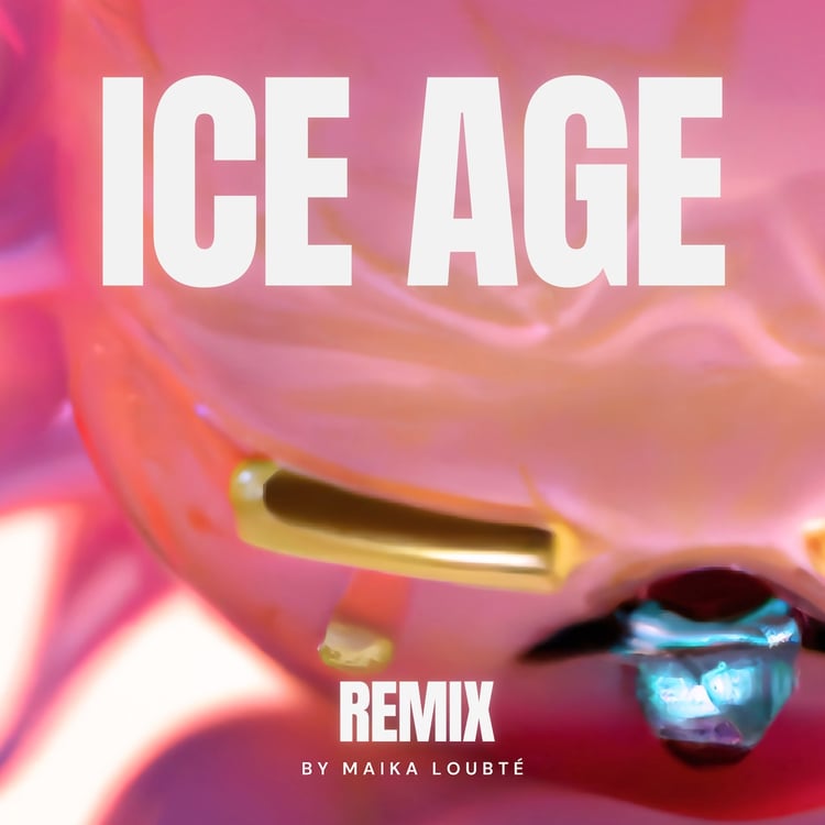 Maika Loubté「Ice Age - Remix」配信ジャケット