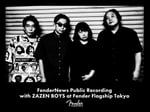 「FenderNews Public Recording with ZAZEN BOYS at Fender Flagship Tokyo」ビジュアル