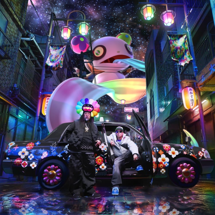 MNNK Bro.（Takashi Murakami & JP THE WAVY）「LV MURAKAMI」ジャケット