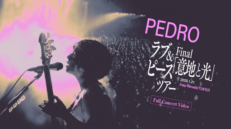 PEDRO「PEDRO ラブ&ピースツアー Final 『意地と光』」ライブ映像のサムネイル。