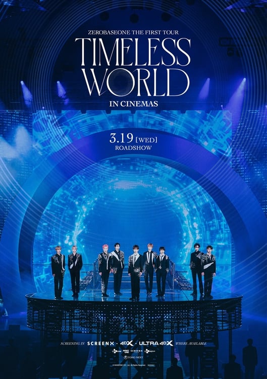 「ZEROBASEONE THE FIRST TOUR [TIMELESS WORLD] IN CINEMAS」ポスタービジュアル ©WAKEONE CO., Ltd. All Rights Reserved.