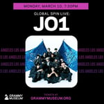 JO1「GRAMMYs Global Spin」出演告知ビジュアル。