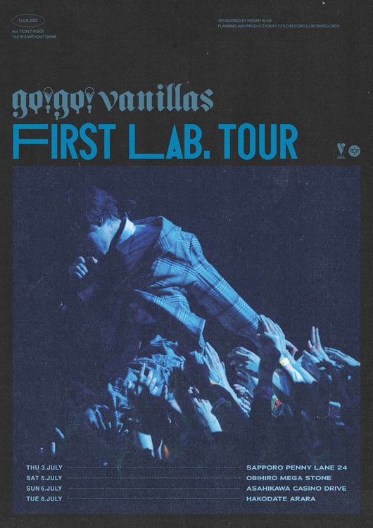 「go!go!vanillas First Lab. TOUR」