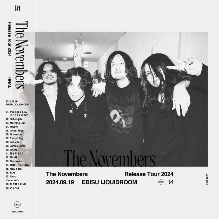 The Novembers「『"The Novembers" Release Tour 2024』FINAL」ジャケット