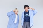左からありぼぼ、モリタナオヒコ。