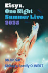 映秀。「One Night Summer Live 2025 ～音楽しようぜ～」告知画像
