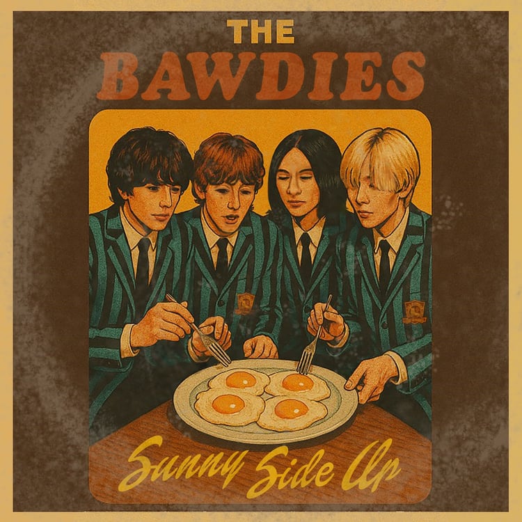 THE BAWDIES「SUNNY SIDE UP」配信ジャケット