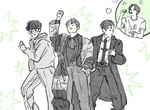 今月のイラスト：NCT 127マーク「1999」（とNCT WISHリク）。