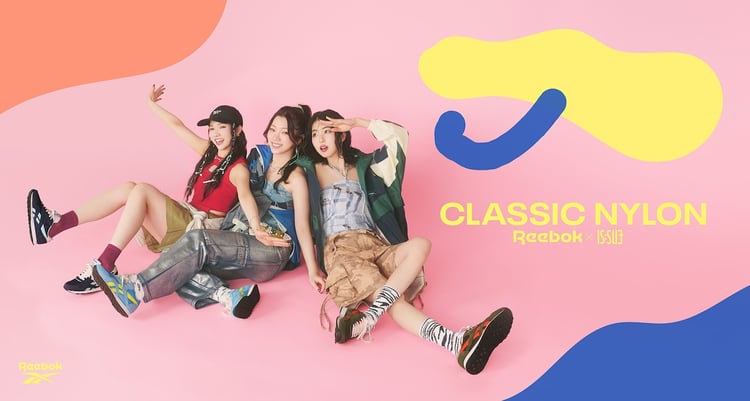 「Reebok × IS:SUE CLASSIC NYLON」ビジュアル