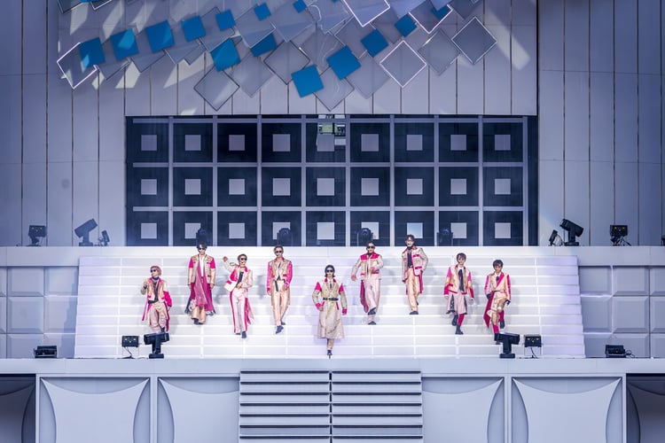 「Snow Man 1st Stadium Live～Snow World～」より東京・国立競技場公園の様子。