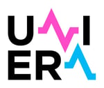 バンダイナムコミュージックライブの新レーベル・UNIERAのロゴ。