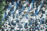 「蓮沼執太フィル TODA BUILDING LIVE “都市と合奏”」の様子。（撮影：後藤武浩）