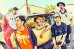 Dragon Ash。左から2人目が櫻井誠（Dr）。