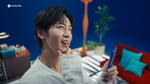 モトローラの新テレビCM「Google Geminiと模様替え」編より。
