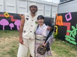 城南海（右）とユセフ・デイズ（左）。