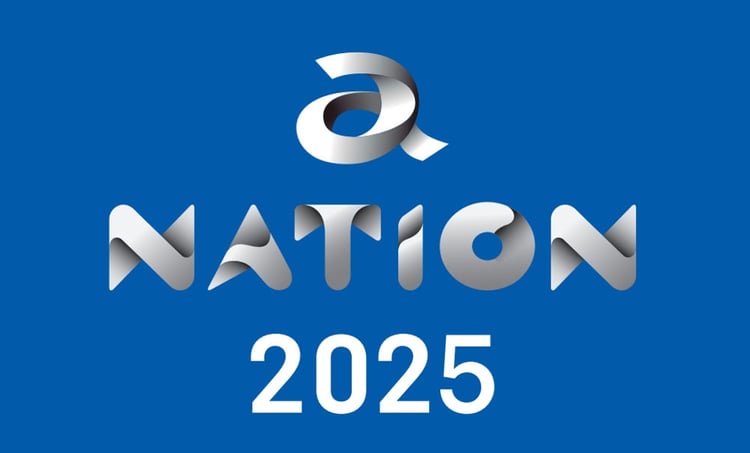 「a-nation 2025」ロゴ