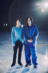 米津玄師（右）と羽生結弦（左）。（Photo by Kyotaro Hayashi）