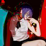 米津玄師「IRIS OUT / （未定）」ジャケット（Illustration by 米津玄師）