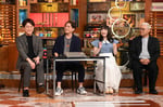 「EIGHT-JAM」出演者。左から、冨田明宏、林ゆうき、高尾奏音、松浦裕暁。©テレビ朝日