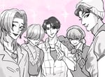 今月のイラスト：Saja Boys（「KPOPガールズ！デーモン・ハンターズ」）