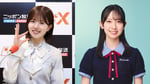 左から松田好花、金村美玖。