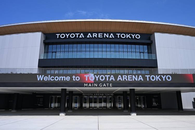 TOYOTA ARENA TOKYOのメインゲート。