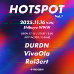 「HOTSPOT Vol.1」告知ビジュアル